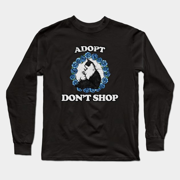 Adopt don't shop Long Sleeve T-Shirt by bubbsnugg